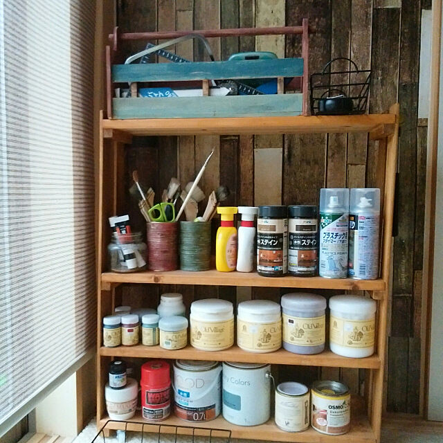 My Shelf,ペンキ置き場,DIY,すのこDIY,和室を洋室に an89の部屋