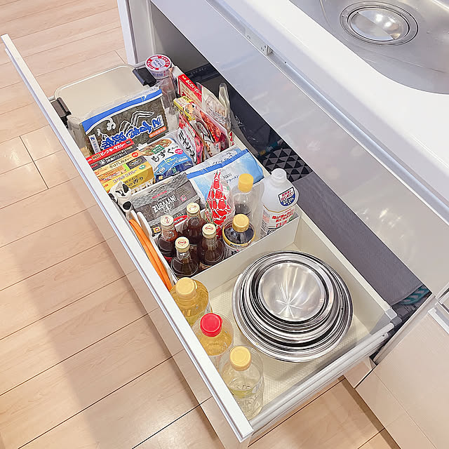 Kitchen,中古マンションリノベーション,マンションリノベーション,伸縮式,引き出しの中,シンク下,収納ボックス,キッチン収納,引き出し収納,整理整頓,収納アイデア,掃除しやすく,ニトリ,すっきり暮らしたい,すっきりとした暮らし,必要最低限の暮らし LiLiy.coCoの部屋