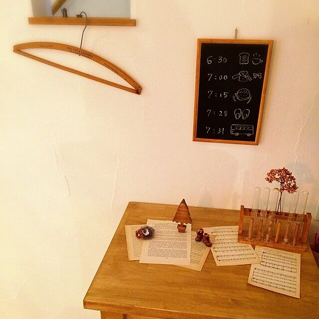 My Desk,ナチュラル,カフェ風,KaiKaiちゃん,アンティーク,黒板は朝の身支度 --ayumi--の部屋