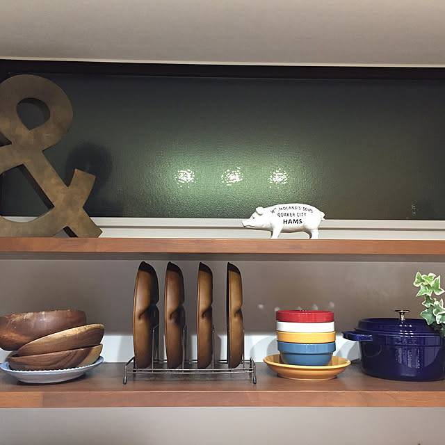 Kitchen,かざり棚,オープン棚,食器,ディッシュスタンド,セリア,百均,お皿,木の器,アカシア食器,シンプル umeko.の部屋