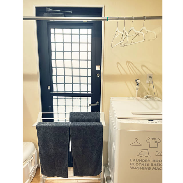 LIXIL勝手口ドア,洗濯機は縦型派,バスタオルやめました,節約術,ランドリールーム,新生活,Bathroom syungikuの部屋