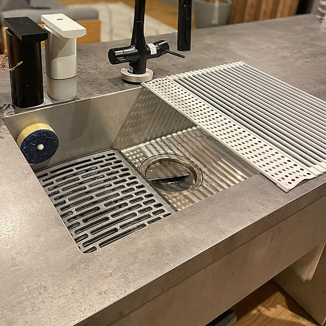 Kitchen,タッチレス水栓,オートディスペンサー,OXO シンク 用 流し 保護 マット,OXO,GRAFTEKT,グラフテクト,キッチンシンク Y33355の部屋