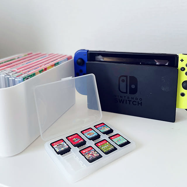 ゲーム収納,Switchソフトケース,Switchソフト,収納見直し中,見て頂き感謝です♪,シンプルが好き,コメントお気遣いなく♡,おうち時間を楽しむ,RCの出会いに感謝♡,Switch汚っ笑 so.yuの部屋