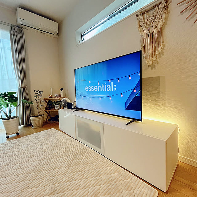 Lounge,WiZテープライト,癒しの空間,テープライト,間接照明,イベント参加,シンプルに暮らす so.yuの部屋