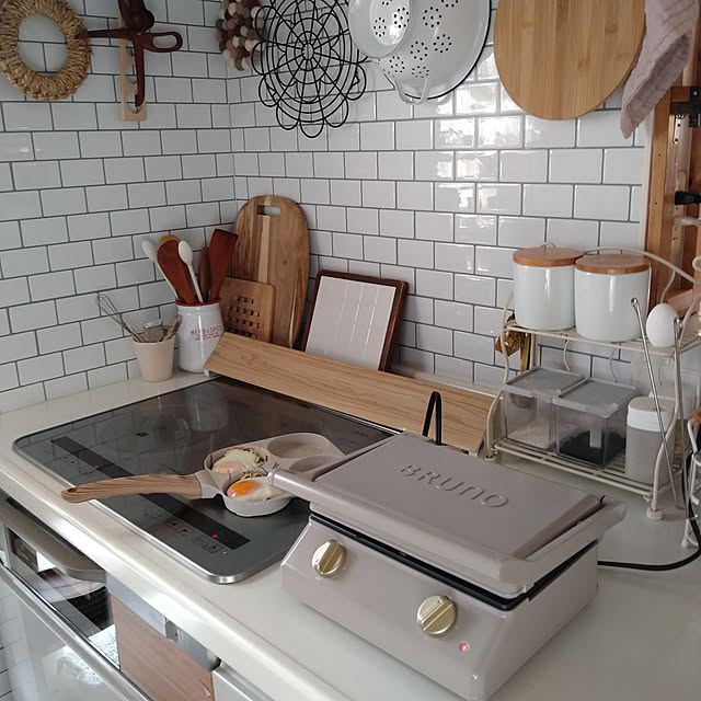 Kitchen,楽天roomやってます,RoomClipショッピングでも購入OK,BRUNO,BRUNOグリルサンドメーカーダブル,グリルサンドメーカー akkiiiの部屋