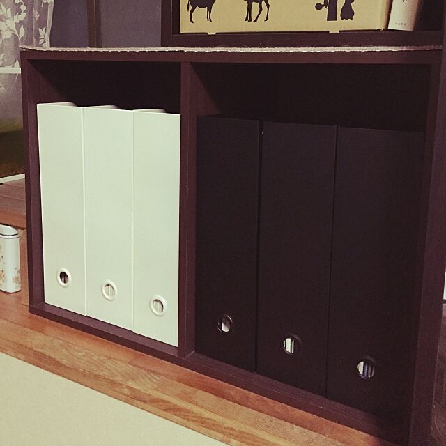 My Shelf,モノトーン,スチール製ファイルスタンド,カラーボックス,ニトリ KIKOmk2の部屋
