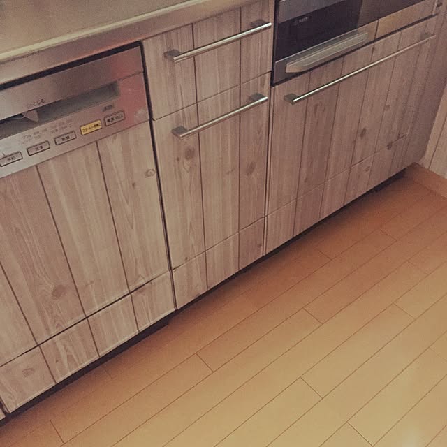 Kitchen,きゃんDo,ななめってる,リメイクシート tomoの部屋