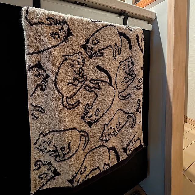 Kitchen,しまむら,しまむら購入品,猫柄のタオル lovepeaceの部屋