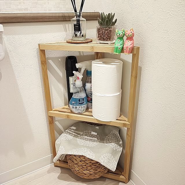 Bathroom,無印良品,竹材,ウォーターヒヤシンス miiicoの部屋