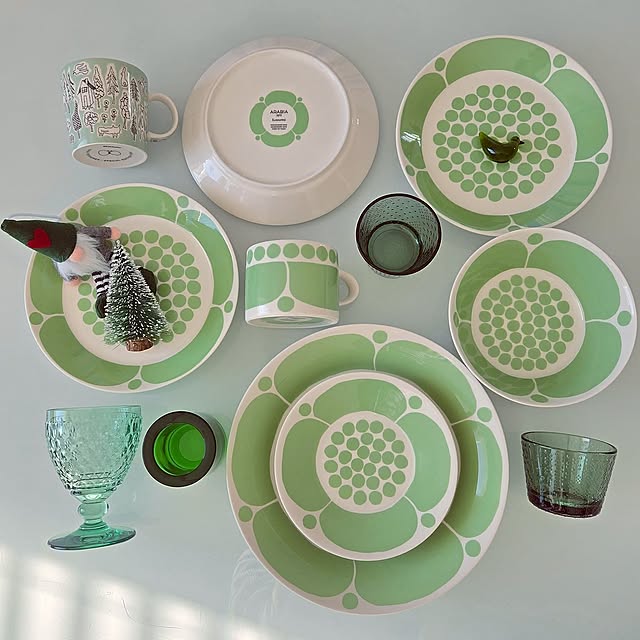 趣味時間,ミサワホーム,冬,買ってよかったもの,iittala×ミナペルホネン,Iittala,Iittala×minäperhonen,2024クリスマス,マキシマリスト,ツンドラ,ARABIA,スンヌンタイ,ビレロイ&ボッホ,緑の食器,グリーンの食器,色遊び,食器,食器集め,食器好き,食器祭,kivi,色合わせ,色合わせのタグをポチで過去pic見れます,ライトグリーン mutyukingの部屋
