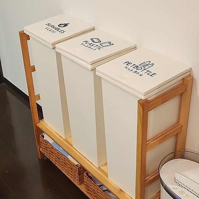 Kitchen,ゴミ箱,子どもと暮らす,マンション暮らし,無印良品,定位置を決める miccoの部屋