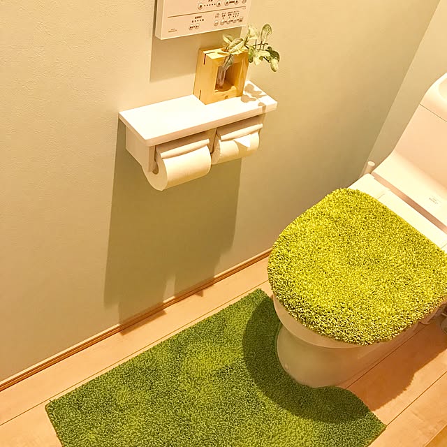 Bathroom,フェイクグリーン,芝生ラグ Chiakiの部屋