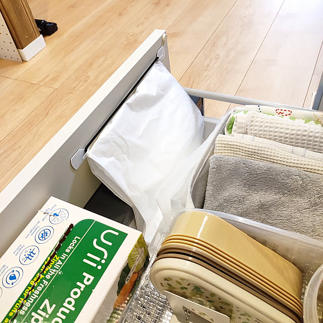 Kitchen,フック,100均,ごみ袋,ごみ袋ホルダー,建売 Jijiの部屋