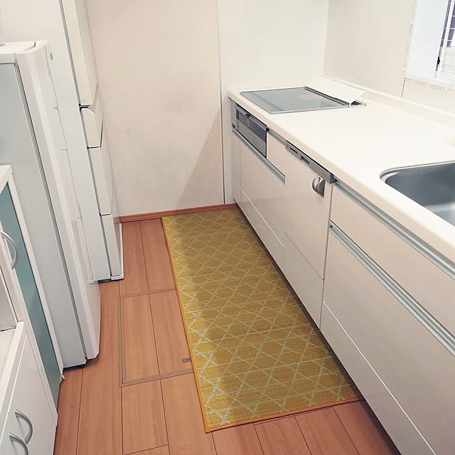 Kitchen,サステナブルな暮らし,建売住宅,イケヒコ,い草のある暮らし,ヒコラー,イケヒコワークショップ,和の座談会2023,イケヒコ・コーポレーション,イベント参加,和の体験会2023,い草,い草のキッチンマット,キッチンマット noguriの部屋