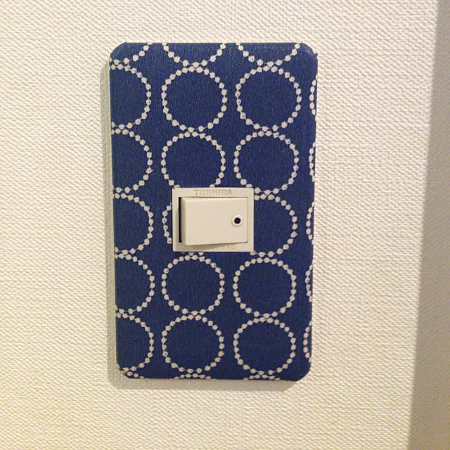 On Walls,スイッチカバーDIY,スイッチカバー マステ,ミナペルホネンのマスキングテープ,ミナペルホネン,DIY hanaの部屋