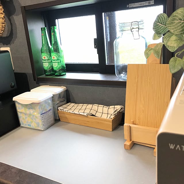 Kitchen,省スペース,建売,粉ミルク,赤ちゃんがいる暮らし,はぐくみ,暮らしのハンドブック2024,エコらくパック,IKEA,キッチンクロス,ふきん,ニトリ,まな板収納,フェイクグリーン qp_ktbnの部屋