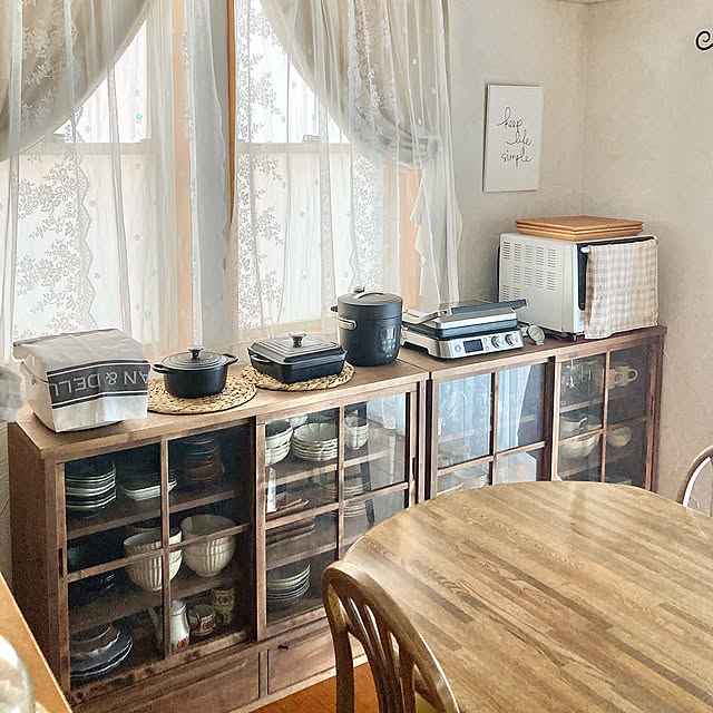 食器棚,カフェ風インテリア,キッチン家電,暮らし,カラフルインテリア,My Shelf samanthakitchenの部屋