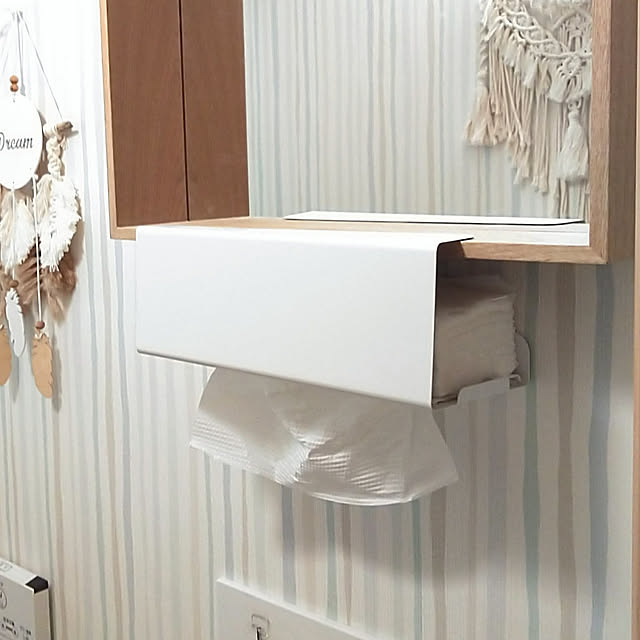 Bathroom,両面テープ,木とアイアン,ダイソー,キッチンペーパーボックス,ペーパータオルホルダー,快適化,トイレマットは敷かない派,トイレタオルをやめました,ペーパータオル派,イベント参加なのでコメントお気遣いなく♡,スッキリ暮らしたい,tower似 h.t.の部屋