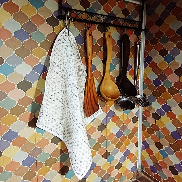 Kitchen,刺し子,刺し子のふきん,ナチュラル konnooの部屋