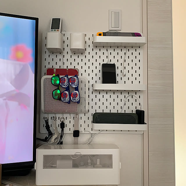 Lounge,スコーディス,充電コーナー,IKEA saya_lifeの部屋