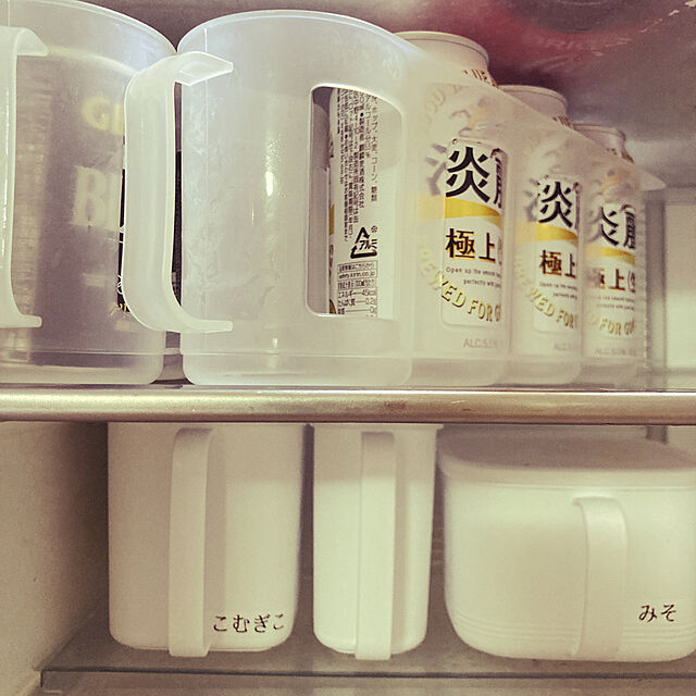 冷蔵庫収納,ダイソー♡,Kitchen soramamen0123の部屋