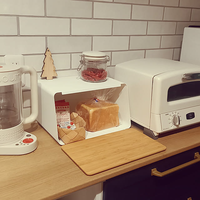 Kitchen,おうち見直しキャンペーン,towerシリーズ,RoomClipショッピング,みなさんいつもありがとうございます♪,キッチン背面 タイル,Panasonic 背面収納,アラジン トースター,みるく 食パン Taku38の部屋