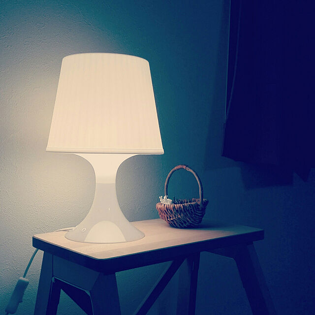 Bedroom,IKEA 照明,かご好き♡,クローゼット周り,ステップ台 ichihana.mamaの部屋