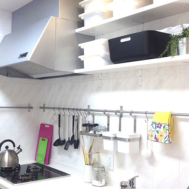 おしゃれで使いやすいキッチン収納アイデア60選 Roomclip Mag 暮らしとインテリアのwebマガジン