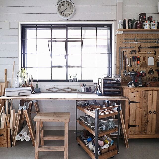 My Shelf,ワークスペース,アトリエ,DIY,セルフリノベーション yupinokoの部屋