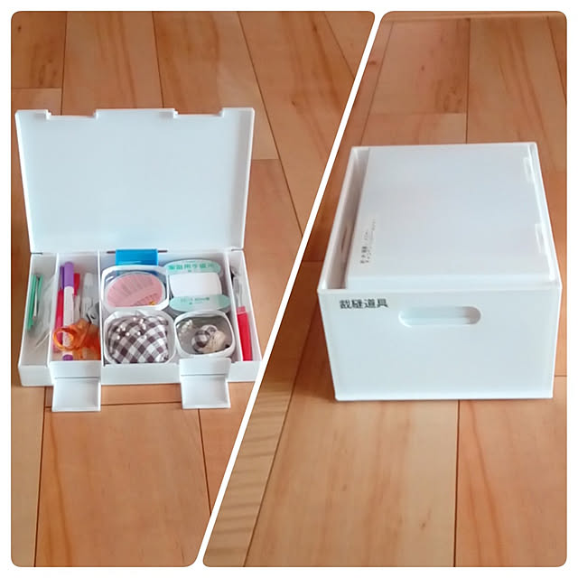 My Desk,セリア,ニトリ,裁縫道具収納 mieの部屋