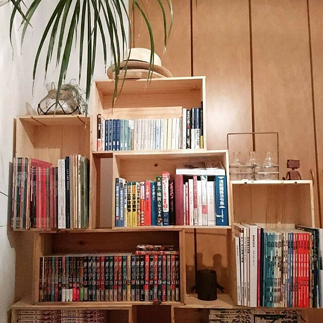 My Shelf,ワイン木箱,本棚DIY,本棚,ていねいな暮らし,暮らしを楽しむ,暮らしを整える,整理整頓,整理収納,整理収納アドバイザー junnの部屋