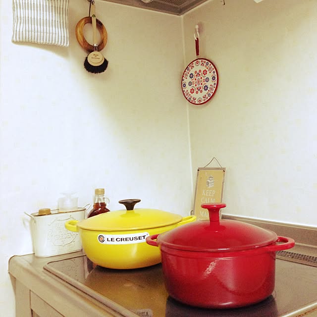 Kitchen,ニトリの鉄鋳物鍋,ルクルーゼ enikkiの部屋