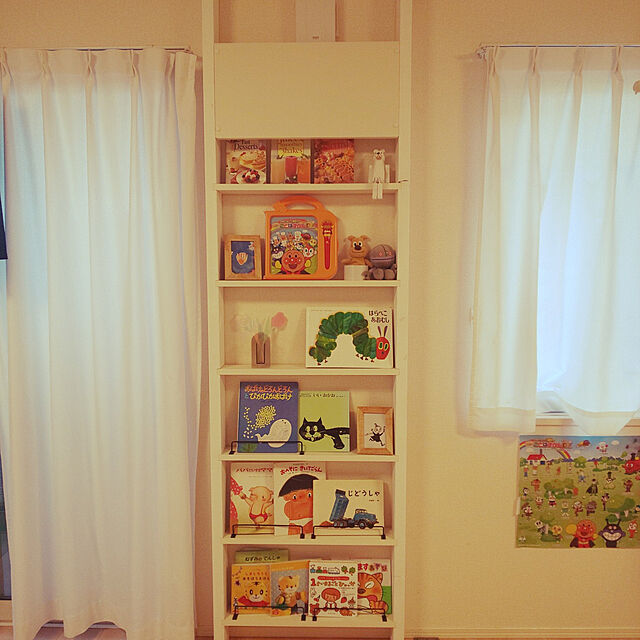 My Shelf,2✕4,2DK,造作,収納,DIY,賃貸,アパート,100均,セリア,雑貨,本棚,絵本,子供,こどもと暮らす。 shinshinの部屋