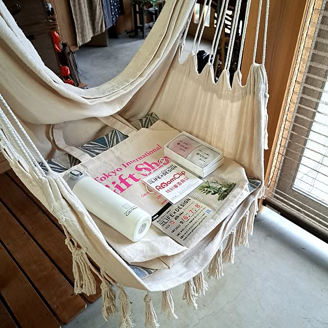 Lounge,LIFE×DESIGN,東京インターナショナルギフトショー,RC特別審査員,東京ビッグサイト,LIFE ×DESIGN アワード,インテリア,試食しすぎてお腹いっぱい,気になる物沢山,東京ギフトショー,イベント参加してきました,長文失礼いたします！,娘と二人で行ってきました,RCの出逢いに感謝✨,ハンモックチェア kazuraの部屋