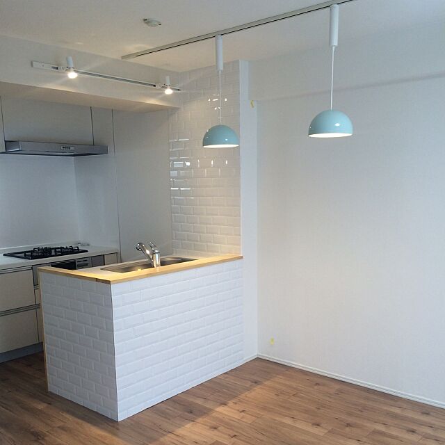 Kitchen,対面キッチン,LDK,販売中♪,照明,ナチュラル,北欧,カフェ風 Ayumiの部屋