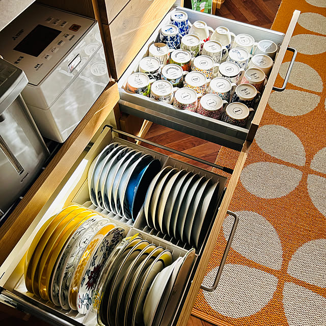 Kitchen,マグカップ,収納,大皿,グラス,キッチン収納,北欧,北欧インテリア,北欧風,イベント参加 maric323の部屋
