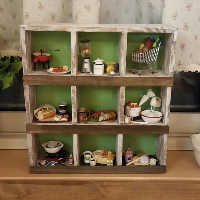 Kitchen,素敵便♡,newちゃん♡,食玩,9マスシェルフ ayuminの部屋