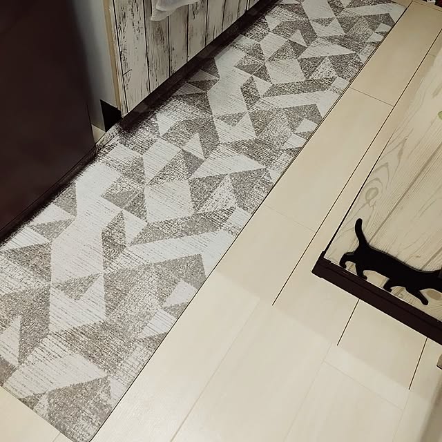 Kitchen,一人暮らし,1K,7畳,ひとり暮らし,一人暮らし 1K,カインズ,カインズホーム,キッチンマット michiの部屋