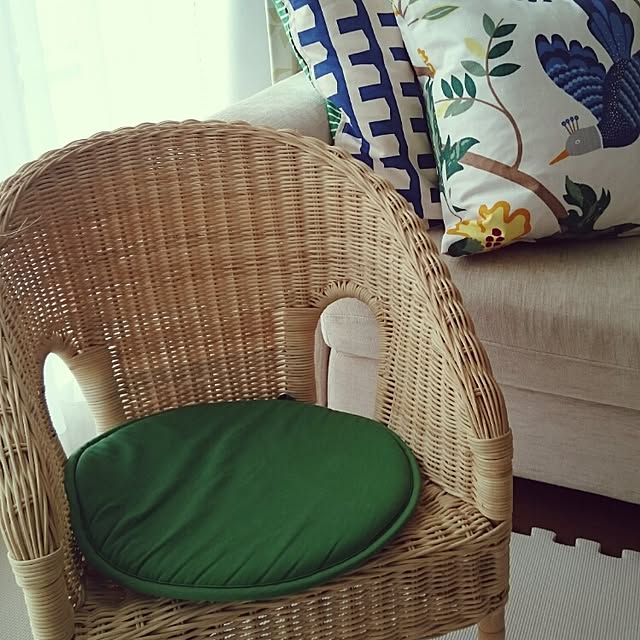 Lounge,IKEA,籐アームチェア,boras,北欧 marchの部屋