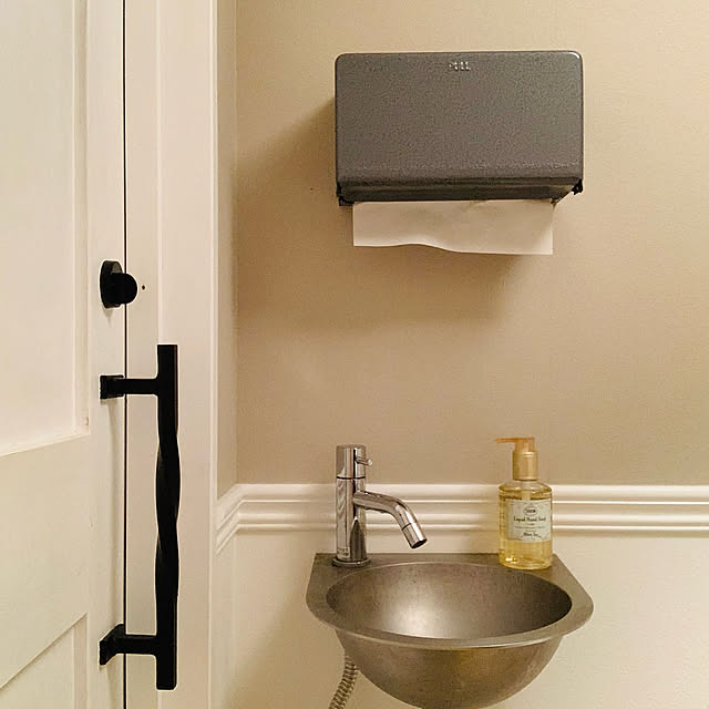 鏡を置きたい,トイレインテリア,サボン,ダルトン,ペーパータオルホルダー,海外インテリアに憧れる,Bathroom cheppyの部屋