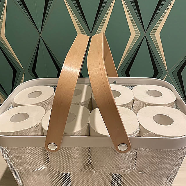 Bathroom,カラフル,DIY,一人暮らし,カラフルな壁,カラフルな部屋,1K,壁紙,walpa,壁紙DIY,1K 1人暮らし,WALPA壁紙,いぬと暮らす,いぬのいる暮らし,1K 7畳,犬部屋に住まわせてもらってる miyuの部屋