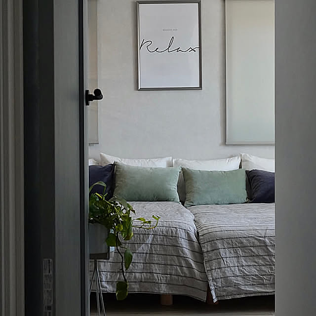 Bedroom,ベッドルーム,寝室インテリア,寝室,北欧,北欧インテリア,新生活,ナチュラルカラー,シンプルインテリア,おうち時間を楽しむ,子どもと暮らす,子供と暮らす,こどもと暮らす,子供のいる暮らし,おうち時間,心地よい暮らし,淡色インテリア,ig→ wako_ru,心地よく暮らす工夫,わたしの休日のすごし方,リラックスタイム wakoの部屋