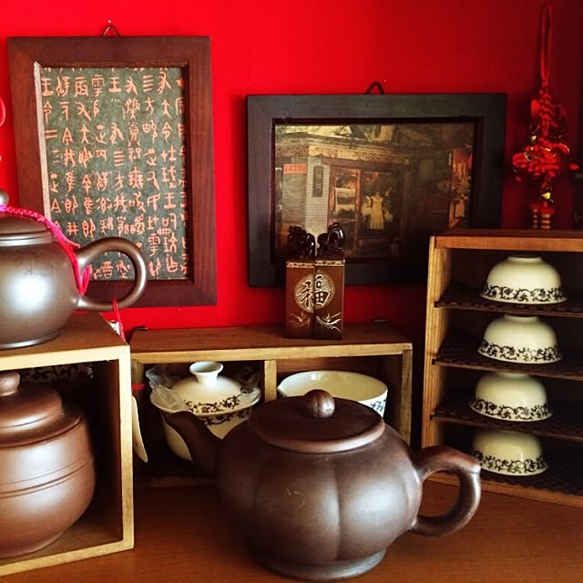 ディスプレイ棚,中国土産,中国茶器,中国雑貨,お土産,セリア,My Shelf 823の部屋
