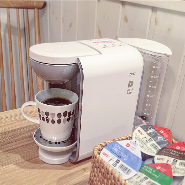 Kitchen,ティータイム,コーヒーのある暮らし,ドリップポッド・モニター,コーヒーメーカー,DRIP POD,ホワイトインテリア,ナチュラルインテリア,北欧ナチュラル 3854sHomeの部屋