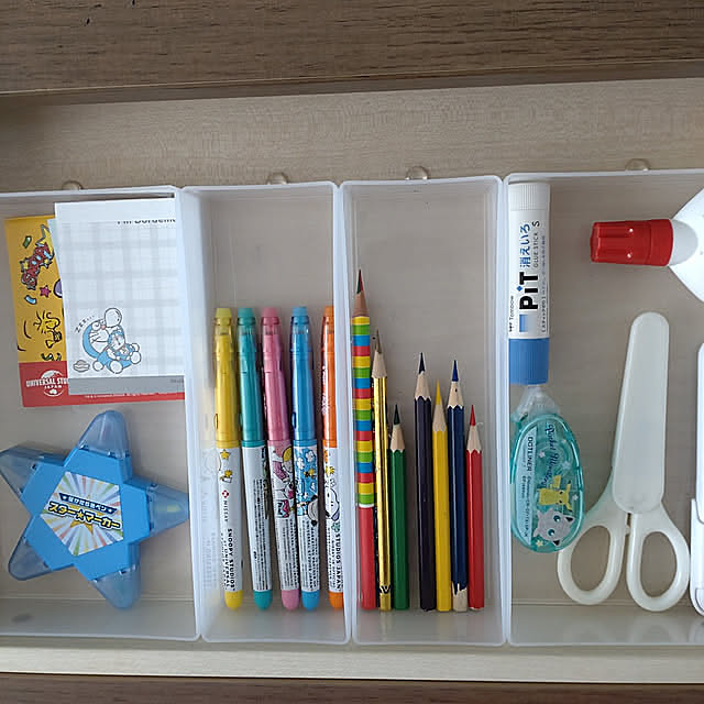 My Desk,引き出し収納,ダイソー,整理トレー,ニトリ,学習机,子供部屋 mr2020の部屋