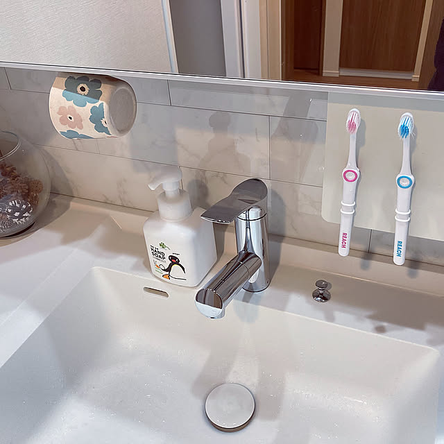 Bathroom,おうちをキレイに保つ習慣,すっきり暮らす,心地よい暮らし,イベント投稿,快適な暮らし,シンプル,買ってよかったもの,モノトーン,百均,家事ラク Suu2の部屋