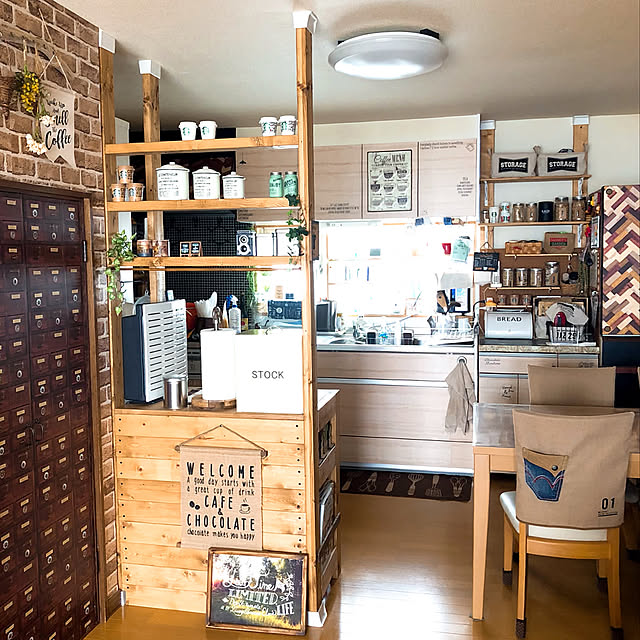 Overview,2018.10.01,ディアウォール,DIY,セリア,いなざうるす屋さん,フェイクグリーン,いいね&フォローありがとうございます☆,ダイソー,100均,インスタ→chii_yae,1×4,2×4,ニトリ,ハンドメイド,築30年超 TOPの部屋