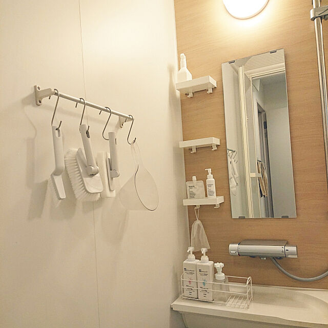 Bathroom,大掃除,お風呂場,LIXIL,カインズホーム,無印良品 okuriの部屋