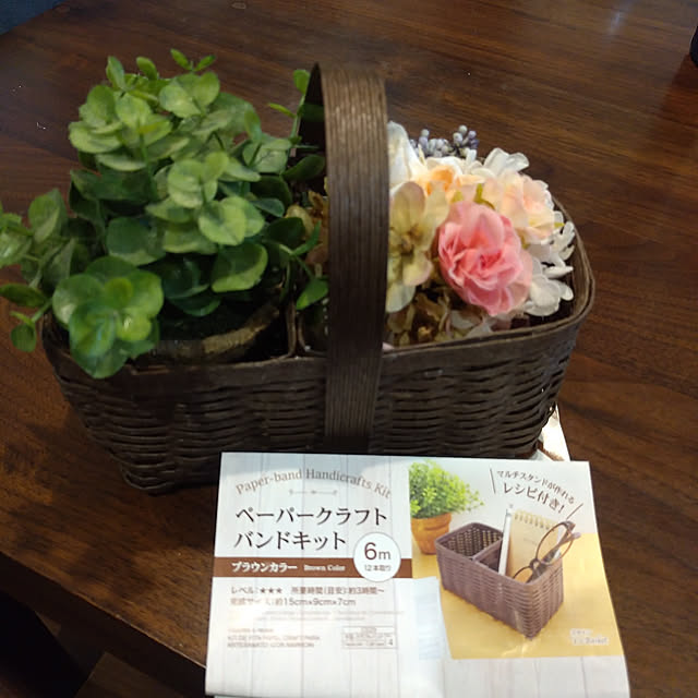 My Shelf,クラフトバンド,ダイソー,手芸大好き,下手だけど自己満足(*˘▿˘✽),精神安定剤,チクチクタイム,旦那は今日も飲み会 kyukyuの部屋