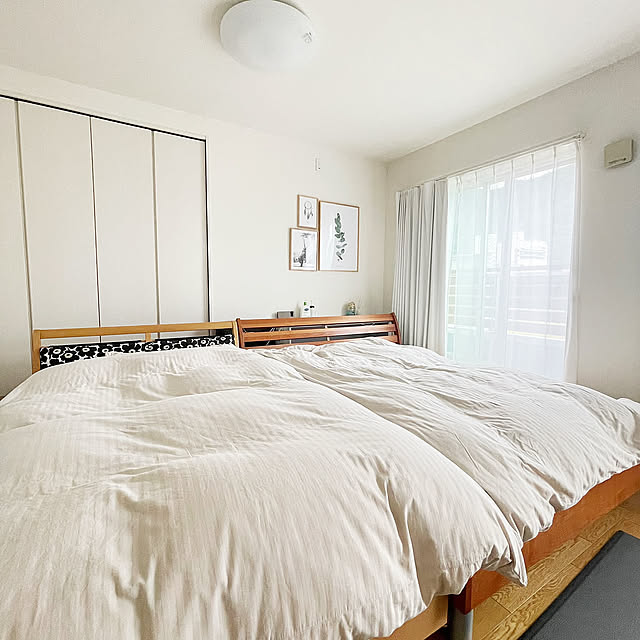 Bedroom,ニトリ,北欧,北欧インテリア,北欧モダン,冬支度,シンプルが好き,IKEA chororiの部屋